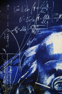 Оригинальный плакат СССР Циолковский космос день космонавтики 1986