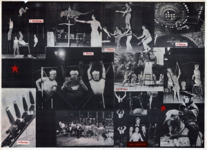 Оригинальный плакат афиша цирковая Швеция 1960
