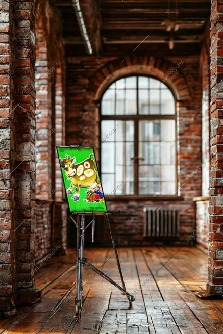 Оригинальный плакат СССР корм для коров животноводство