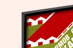 Оригинальный плакат СССР больше кормов отличного качества