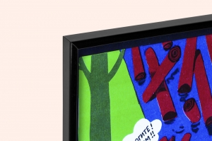 Оригинальный плакат СССР сплав леса экология защита рек