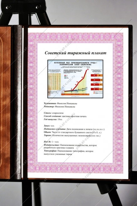 Оригинальный плакат СССР преимущественное развитие тяжелой индустрии в СССР