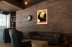 Оригинальный советский плакат посев научный взойдет для жатвы народной химия химическая промышленность удобрения