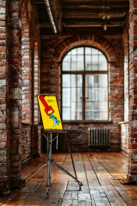 Оригинальный советский плакат СССР прогресс в технике