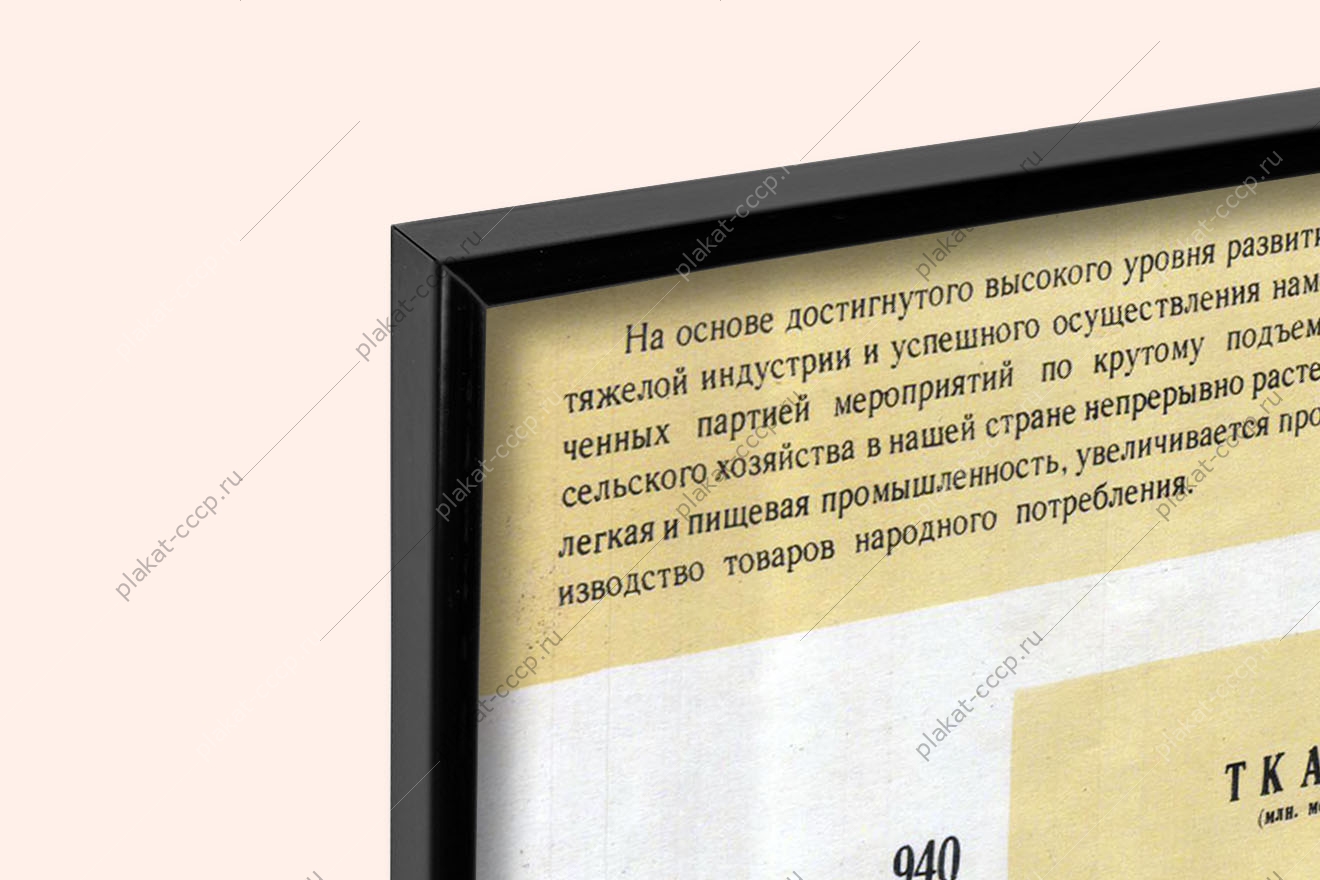 Развитие социалистической промышленности (товары народного потребления) 1959-1965 легкая промышленность