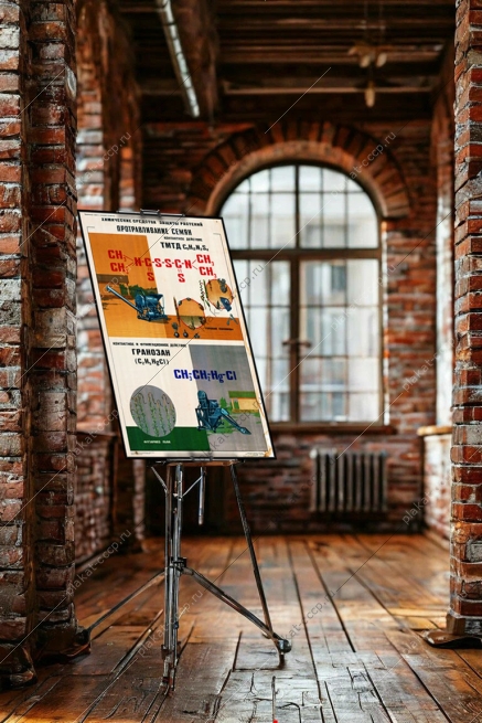 Оригинальный плакат СССР химические средства защиты растений химизация удобрения