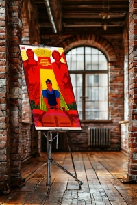 Оригинальный советский плакат подъем сельского хозяйства всенародное дело