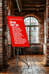 Оригинальный советский плакат труженики города и села