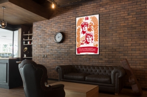 Оригинальный плакат СССР подвиг земледельца сельское хозяйство