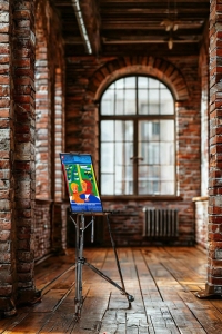 Оригинальный плакат СССР социальной сфере села ускоренное развитие семья