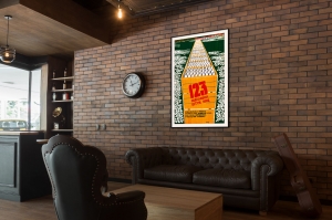 Оригинальный плакат СССР птицеводство яйца целина птица птицеферма курица