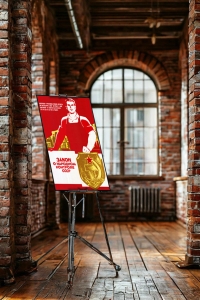 Оригинальный плакат СССР закон о народном контроле СССР