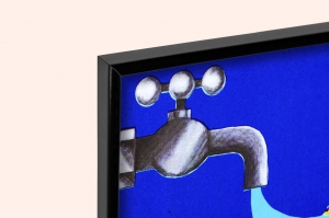 Оригинальный советский плакат СССР расточение природного дара