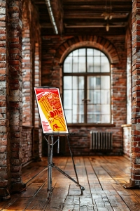 Оригинальный плакат СССР агитмассовая массово-политическая работа экономика экономическое благосостояние