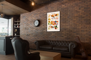 Оригинальный плакат СССР культурные растения