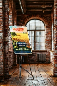 Оригинальный плакат СССР страхование сельскохозяйственные культуры