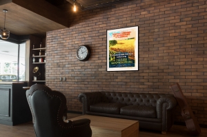 Оригинальный плакат СССР страхование сельскохозяйственные культуры