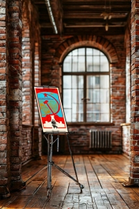 Оригинальный плакат СССР крепи дисциплину с порядком дружи