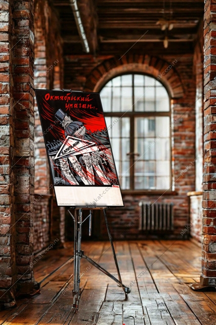 Оригинальный плакат СССР октябрьский ураган