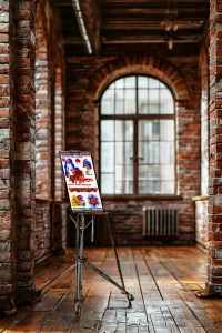 Оригинальный плакат СССР молодежь на фермы КРС корова