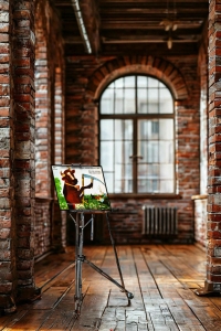 Оригинальный плакат СССР заготовка сена кормов сенаж уход за коровой