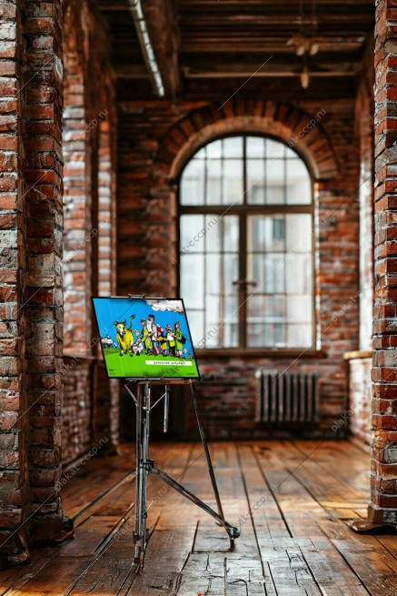 Оригинальный плакат СССР доильный аппарат обучение доярок КРС корова