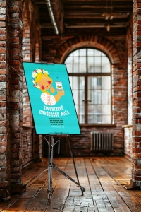 Оригинальный советский плакат молоко на экспорт реклама СССР Продинторг