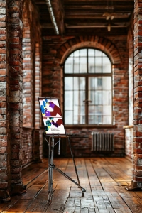 Оригинальный плакат СССР цех товары народного потребления