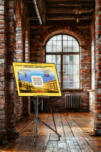 Оригинальный плакат СССР расширение государственного жилищного и коммунального строительства в пятой пятилетке