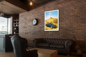 Оригинальный советский плакат LADA 2107