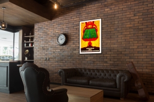 Оригинальный плакат СССР мелиорация путь к гарантированным урожаям