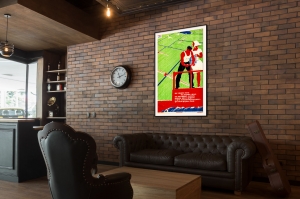 Оригинальный плакат СССР мелиорация каналы оросительные системы