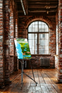 Оригинальный плакат СССР от каждого рубля высокую отдачу Нечерноземье финансы