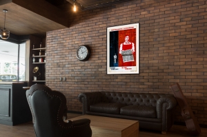 Оригинальный плакат СССР у них рабочий без прав и работы у нас творец и хозяин страны