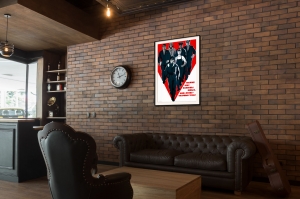 Оригинальный советский плакат тверже шаг колонны юных наш девиз ударный труд молодежь