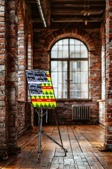 Оригинальный плакат СССР от шума и пыли зеленый заслон градоустройство озеленение города