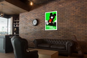 Оригинальный советский плакат а ну ка взяли Олимпиада олимпийский мишка