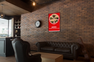 Оригинальный советский плакат Москва крупнейший спортивный город Олимпиада