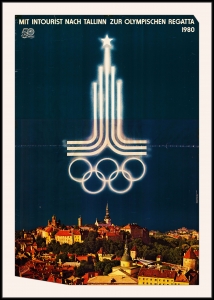 Оригинальный плакат СССР Таллин Олимпийская регата
