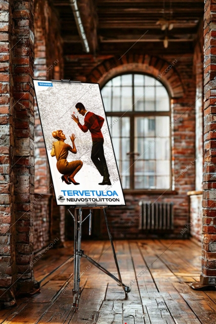 Оригинальный советский плакат добро пожаловать в Советский Союз Интурист Финляндия