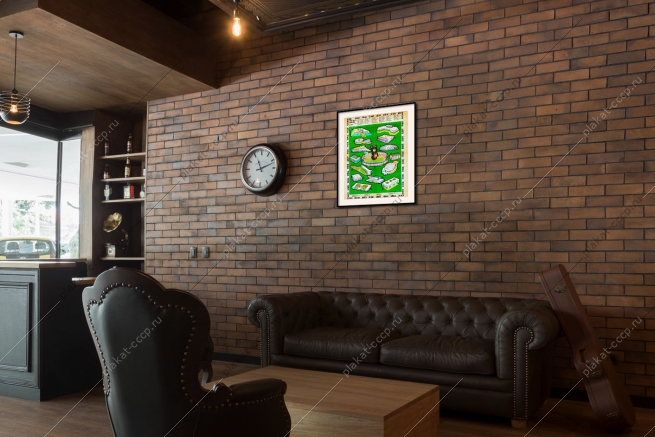 Оригинальный плакат СССР карта олимпийских объектов