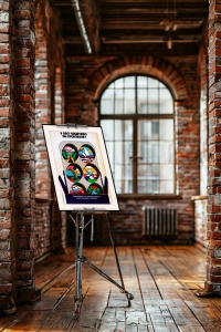 Оригинальный плакат СССР а этот лекарство пробовали чаще бывать на свежем воздухе ЗОЖ