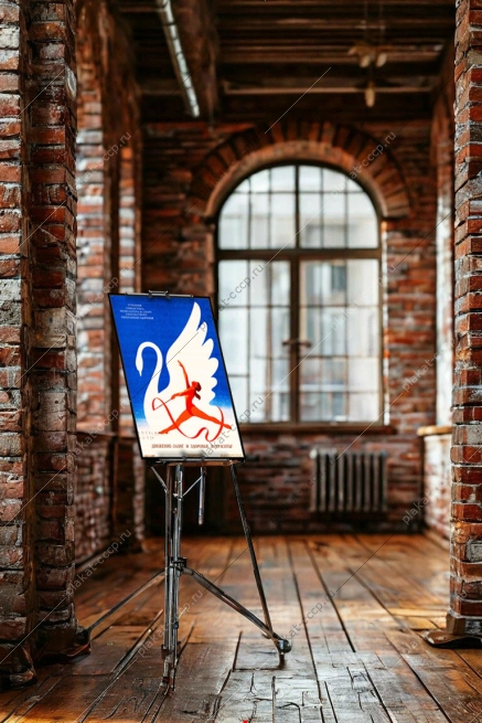 Оригинальный плакат СССР утренняя гимнастика физкультура и спорт движение залог здоровья и красоты