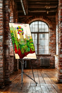 Оригинальный плакат СССР Москва Олимпийская спорт