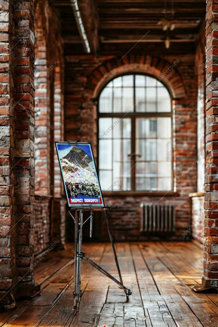 Оригинальный советский плакат Эверест покорен восхождение в горы альпинизм туристы альпинист