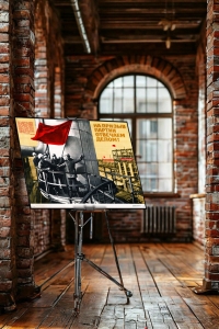 Оригинальный плакат СССР на призыв партии отвечаем делом энергетика энергетическая промышленность