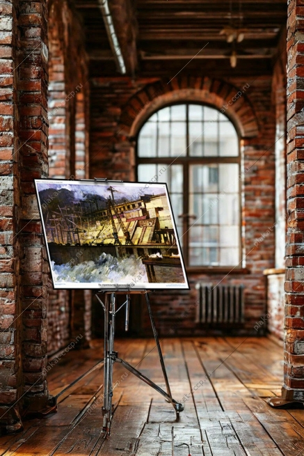 Оригинальный плакат СССР Красноярская ГЭС