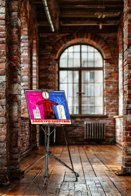 Оригинальный плакат СССР бережно расходуйте электроэнергию энергетика