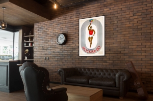 Оригинальный плакат СССР олимпийский огонь Олимпиада 1980