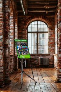 Оригинальный советский плакат с первого шага на стадион детский спорт